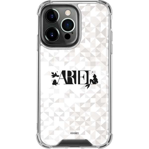 Disney Princess Ariel Chromatic iPhone 14 Pro Clear Case